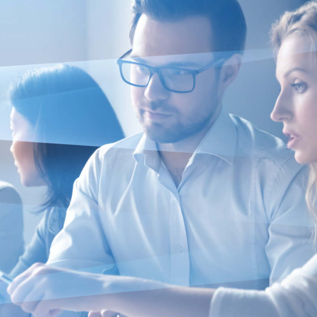 Higher ed staff using Gray Decision Intelligence software